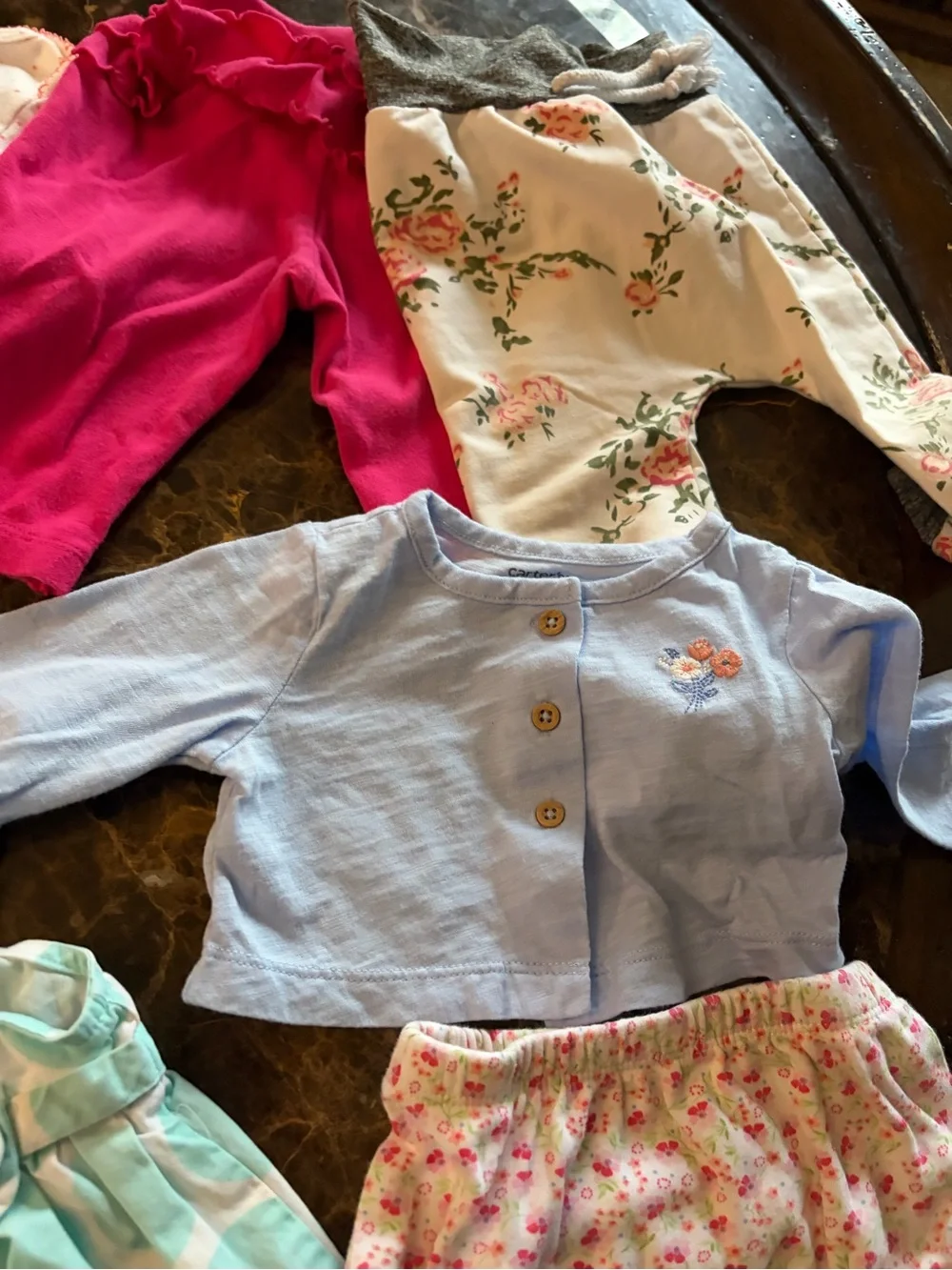 Summertime baby girl clothes bundle